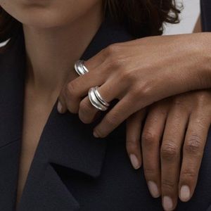 All Blues “Fat Snake” Ring Set of 2